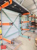 (5) Sections: Cantilever Storage Rack Storage Rack with Content