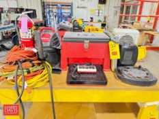 Extension Cords, Pestage Scale, Tool Box, Paper Cutter and Heaters