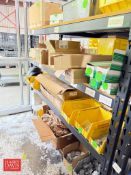 Assorted Straps, Lock Cycles and (2) Door Hardware with (2) Section: Racks