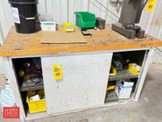 Base Cabinet with Automatic Door Parts and Hardware