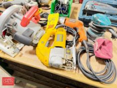 Milwaukee Drill, Portable Cable and other Grinders, SKIL Saw, DeWalt Saber Saw, Makita Sander and Ri