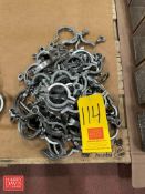 Assorted S/S Clamps: 1.5” - 3