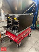 Mold Install-Assist Cart with (2) 28oz Blow Mold Dies - Rigging Fee: $350