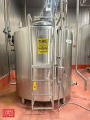 Walker 1,000 Gallon Dome-Top Jacketed 316L S/S Processor, Model: PZ, S/N: SPG-33949-1 with Vertical