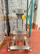 Sawvel Automation S/S Manual Lid Press, Model: 0119, S/N: 2101B-11-044 - Rigging Fee: $250