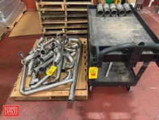 Assorted S/S Fittings and (5) Tank Feet - Rigging Fee: $100