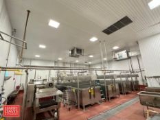 (21) Assorted Air and Ball Valves, 500’+ S/S Piping, Clamps and Pipe Hangers - Rigging Fee: $1,000