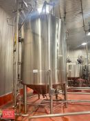 Walker 3,000 Gallon Dome-Top Cone-Bottom Jacketed 316L S/S Processor, Model: PZ-CB, S/N: SPG-3575