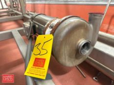 Fristam Centrifugal Pump, Model: FT201-115, S/N: FT2010202026 with North American Electric S/S Clad