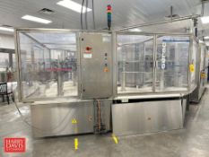 2015 Serac Combining Conveyor, S/N: M15-K011-02, Serac S/S Framed Conveyor: 17' x 3.5