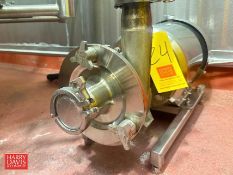 Fristam Centrifugal Pump, Model: FPX3522-140, S/N: FPX35220204254 with Sterling S/S Clad 7.5 HP