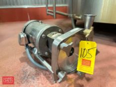 Fristam Centrifugal Pump (Parts Pump), Model: FPX741-190, S/N: FPX7410204256 with North American