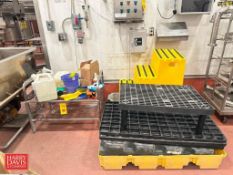 Cleaning Supplies, pH Meter, Chemical Containment Equipment and S/S Rack: 39