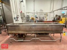 Jet Spray S/S COP Trough: 10' x 2' with Circulation Pump - Rigging Fee: $250