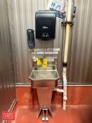 S/S Hand Sink with Foot Controls and Soap and Paper Towel Dispenser - Rigging Fee: $200