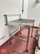 Portable S/S Table: 4’ x 3' - Rigging Fee: $50