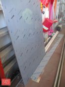 Assorted S/S, Including: Plate (5' x 4’ and 10’ x 6”), Piping 45', PVC and Conduit