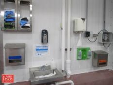 S/S Sink, Glove Dispenser and Boot Cover Dispenser - Rigging Fee: $300