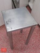 S/S Lab Table: 12 x 12 x 24