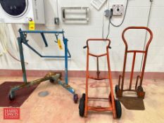 Assorted Hand Trucks - Rigging Fee: $20