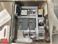 NEW PDC Automation A/C Cooled Control Panel with (2) Mitsubishi F800 Variable-Frequency Drives