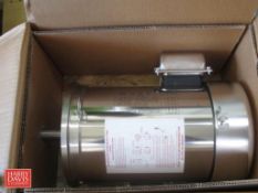 NEW Baldor S/S 5 HP 3,500 RPM Motor - Rigging Fee: $20