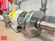 Centrifugal Pump, Model: C-328MD21T-S with Baldor 7.5 HP Motor: Mounted on S/S Base