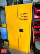 Flammable Liquid Storage Cabinet: 34” x 34