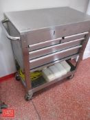 Portable S/S Husky Tool Chest, Including: Screw Drivers, Pliers, Wire Cutters & Misc.