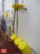 (3) Wall Racks, Including: Cleaning Utensils - Rigging Fee: $25