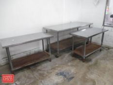 (3) S/S Top Tables: 48