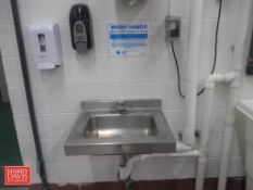 2 S/S Hand Sinks with Accessories - Rigging Fee: $50