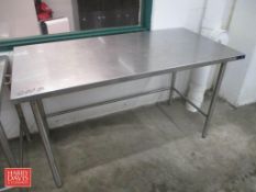 All S/S Table: 5' x 30