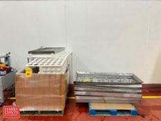 Assorted S/S and Poly Cheese Mold Parts and S/S Hard Cheese Knives - Rigging Fee: $50