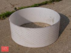 Plastic Cheese Forms, Perforated, Round: 12