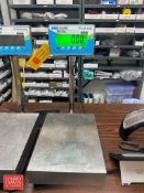 Adam Warrior 165 LB Capacity S/S Tabletop Digital Scale: 16” x 1’, Model: WBK165a - Rigging Fee: $25