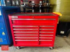 US General Pro Portable Tool Chest with Tap and Die Set, Wrenches, Screw Drivers, Pipe Tools, Pliers