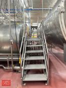 S/S 3-Tier Platform: 12’ x 3', 7’ x 3’ and 4’ x 3’ with (3) Stairs and Handrail - Rigging Fee: $500