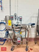 Portable S/S Framed Belt Conveyor: 38’ x 16” with Drive - Rigging Fee: $125