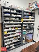 Assorted Parts, Including: Oil Seals, O-Rings, Lockout/Tagout Supplies, Labels, Electrical Plugs