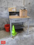 Foreman's Desk with Traffic Cones - Rigging Fee: $20