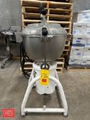 Stephan Portable S/S Vertical Cutter/Mixer, Model: VCM40, S/N: 711900.21 with Hinged Lid