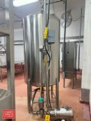 250 Gallon S/S Tank with (2) Tri-Clover 3 and 2-Way S/S Air Valves and Anderson 100.0