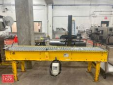 PAI Roller Conveyor: 8’ x 16” with Drive - Rigging Fee: $100
