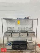 Repak Thermoformer Change Parts with S/S Rack: 5’ x 2' x 63” Height - Rigging Fee: $200