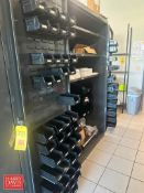 Assorted Parts Including: Oil Filters, S/S Fittings, Couplings and Cabinet: 4' x 2' x 77