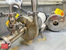 Centrifugal Pump, Model: C-218MD21T-S with Baldor 7.5 HP 3,500 RPM Motor: Mounted on S/S Base