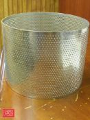 S/S Cheese Forms, Round, Perforated: 7.5