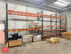 Sections: Pallet Racking: 12’ Height - Rigging Fee: $300