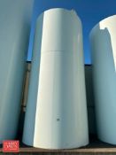 Walker 10,000 Gallon S/S Milk Silo, Model: VSHT/304S.S, S/N: WEP-65512 with Horizontal Agitation